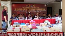 Fantastis! Barang Bukti Narkoba Cair yang Dibongkar Polisi di Jabar Capai Rp670,8 Miliar