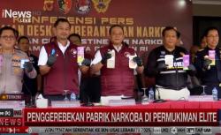 Polisi Bongkar Pabrik Narkotika Happy Water di Rumah Mewah Bandung, 3 Orang Ditangkap