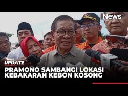  Pastikan Penanganan Baik, Pramono Anung Kunjungi Korban Kebakaran Kebon Kosong  