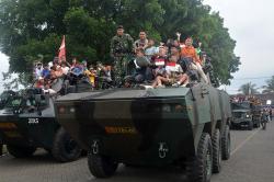 Kemeriahan Peringatan Hari Juang TNI AD di Ambarawa