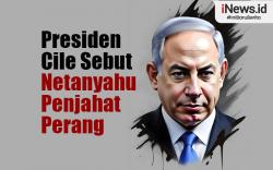 Infografis Presiden Cile Sebut Netanyahu Penjahat Perang
