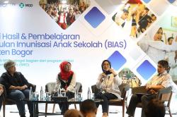 Dukung Program Bulan Imunisasi Anak Sekolah di Bogor