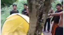 Viral Sejoli Mesum Digerebek di Lokasi Wisata Alam Malang, Curiga Tenda Bergoyang<