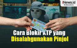 Infografis Cara Blokir KTP yang Disalahgunakan Pinjol