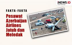 Infografis Fakta-Fakta Pesawat Azerbaijan Airlines Jatuh dan Meledak, Keajaiban Banyak Penumpang Selamat
