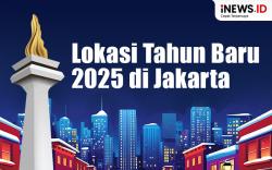 Infografis Daftar Lokasi Pesta Tahun Baru 2025 di Jakarta