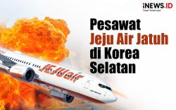 Infografis Pesawat Jeju Air Jatuh di Korsel, 28 Orang Dilaporkan Tewas