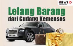 Infografis Barang-barang Mewah di Gudang Kemensos bakal Dilelang