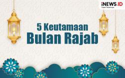 Infografis 5 Keutamaan Bulan Rajab 