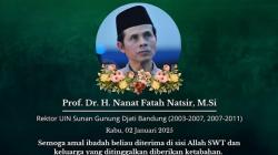 Kabar Duka, Prof Nanat Fatah Natsir Mantan Rektor UIN SGD Meninggal<