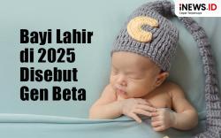 Infografis Bayi Lahir di Tahun 2025 Disebut Gen Beta