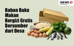 Infografis Bahan Baku Makan Bergizi Gratis Bersumber dari Desa