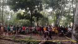Warga Desa Mangan Jaya Gempar, Pria  Ditemukan Tewas dengan 8 Tusukan<