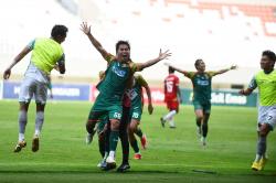Selebrasi Sriwijaya FC Bungkam FC Bekasi 5-3