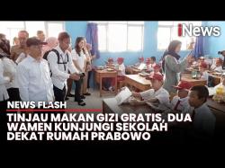 Dua Wamen Tinjau Pemberian Makan Gizi Gratis di Dua Sekolah di Bogor 