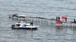 Penampakan Pagar Laut Misterius Panjang 30 Km di Tangerang Kini Disegel KKP