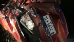 Truk Fuso Angkut Sapi Rem Blong Tabrak Calya di Bakauheni, 9 Orang Luka-Luka<