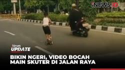 Viral Bocah Main Skuter di Tengah Jalan Raya, Orang Tuanya di Mana?