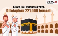 Infografis Kuota Haji Indonesia 2025 Sebanyak 221.000 Jemaah