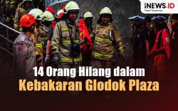 Infografis Jumlah Korban Hilang Kebakaran Glodok Plaza Bertambah jadi 14 Orang 