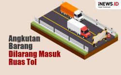 Infografis Angkutan Barang Dilarang Masuk Ruas Tol Ini