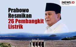 Infografis Presiden Prabowo Resmikan 26 Pembangkit Listrik 
