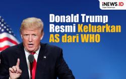 Infografis Donald Trump Resmi Keluarkan AS dari WHO