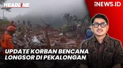 Headline vozpublica.ID: Korban Tewas Longsor di Pekalongan Bertambah jadi 21 Orang, 5 Masih Hilang