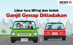 Infografis Ganjil Genap Ditiadakan saat Libur Isra Mi'raj dan Imlek