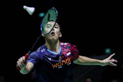On Fire! Jonatan Christie Kalahkan Tunggal Putra China Taipei Su Li Yang