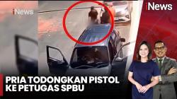 Viral, Video Pengendara Mobil Todongkan Pistol ke Petugas SPBU