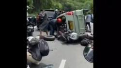 Breaking News: 8 Kendaraan Kecelakaan Beruntun di Garut, 9 Orang Dilarikan ke RS<