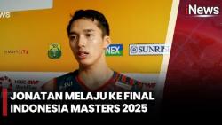 Komentar Jonatan Christie usai Tembus Final Indonesia Masters 2025