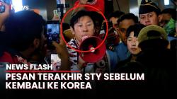 Momen Shin Tae-yong Sampaikan Pesan Terakhir sebelum Tinggalkan Indonesia
