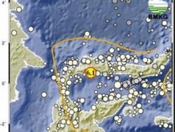 Ini 9 Daerah Rasakan Guncangan Gempa M 6,1 di Parigi Moutong Sulteng<