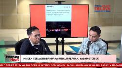 Pesawat Bombardir CRJ700 Tabrak Helikopter Militer AS | MORNING NEWS