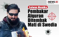 Infografis Salwan Momika si Pembakar Alquran Ditembak Mati di Swedia