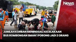 Jenazah Sopir Bus Brimob Kecelakaan di Tol Pandaan-Malang Dibawa ke Rumah Duka di Mojokerto