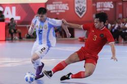 Timnas Futsal Indonesia Tumbang dari Argentina 2-4