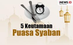Infografis 5 Keutamaan Puasa Syaban bagi Umat Islam