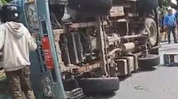 Bus Pelat Merah Kecelakaan di Sukabumi, Belasan Korban Dievakuasi ke RSUD Palabuhanratu<
