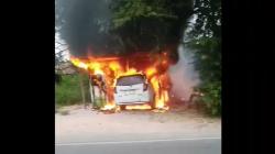 Kebakaran Kios Penjual BBM di Kendari, Mobil Ikut Hangus Dilalap Api