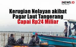 Infografis Kerugian Nelayan akibat Pagar Laut Tangerang Capai Rp24 Miliar