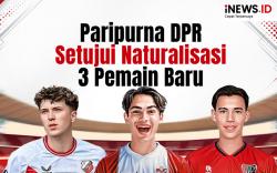 Infografis Paripurna DPR Setujui Naturalisasi 3 Pemain Keturunan Baru