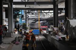 Proyek Stasiun Tanah Abang Baru Ditargetkan Beroperasi Sebelum Ramadan