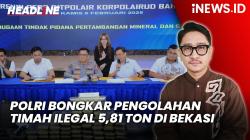 Headline vozpublica.ID: Polri Bongkar Pengolahan Timah Ilegal 5,81 Ton di Bekasi