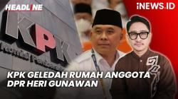 Headline vozpublica.ID: KPK Geledah Rumah Anggota DPR Heri Gunawan terkait Kasus Dana CSR BI