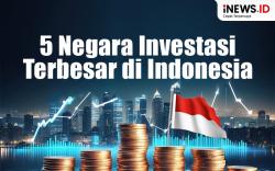 Infografis 5 Negara dengan Investasi Terbesar di Indonesia