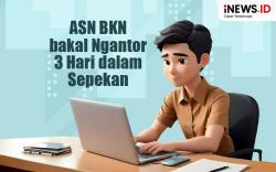 Infografis ASN BKN Akan Ngantor 3 Hari dalam Sepekan