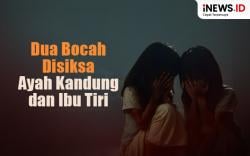 Infografis 2 Bocah Jadi Korban Kekejaman Ayah Kandung dan Ibu Tiri